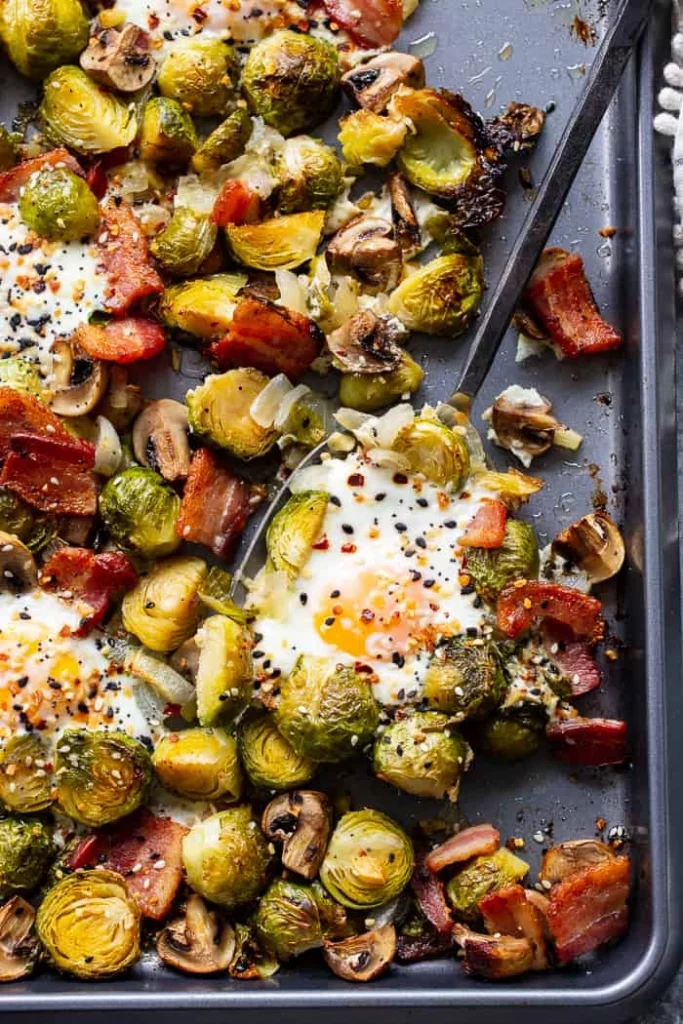 Hash de bacon et courgettes maison