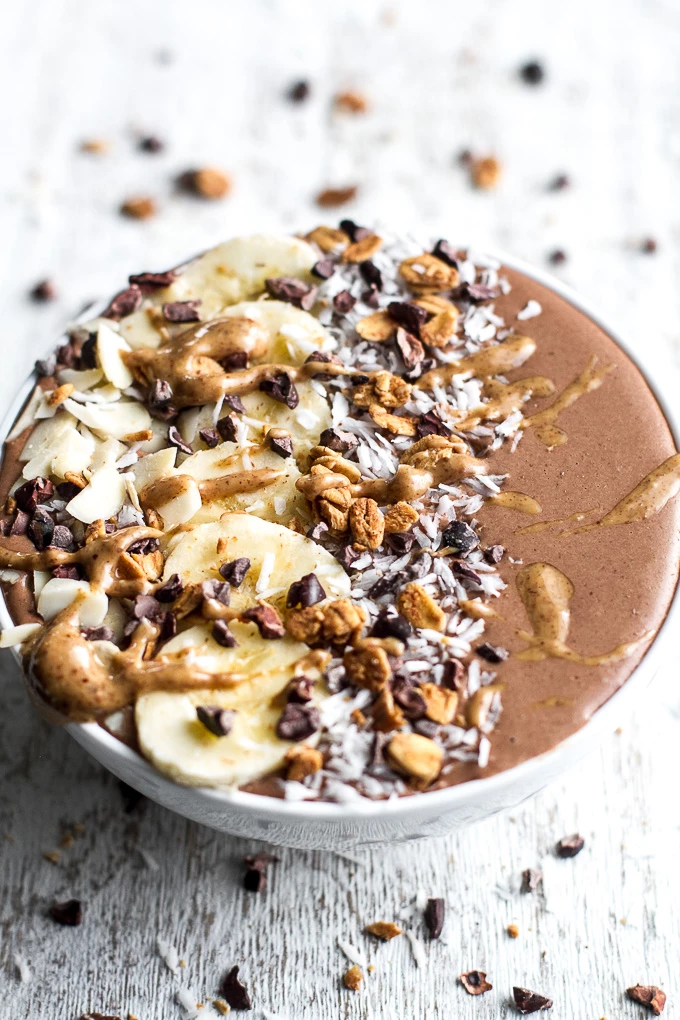 Smoothie au chocolat fait maison