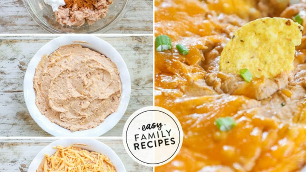 Cheesy Mashed Bean Dip