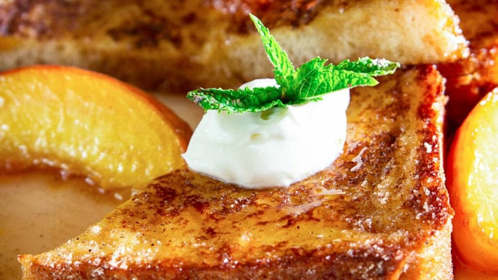 Peach French Toast Cooking Fanatic