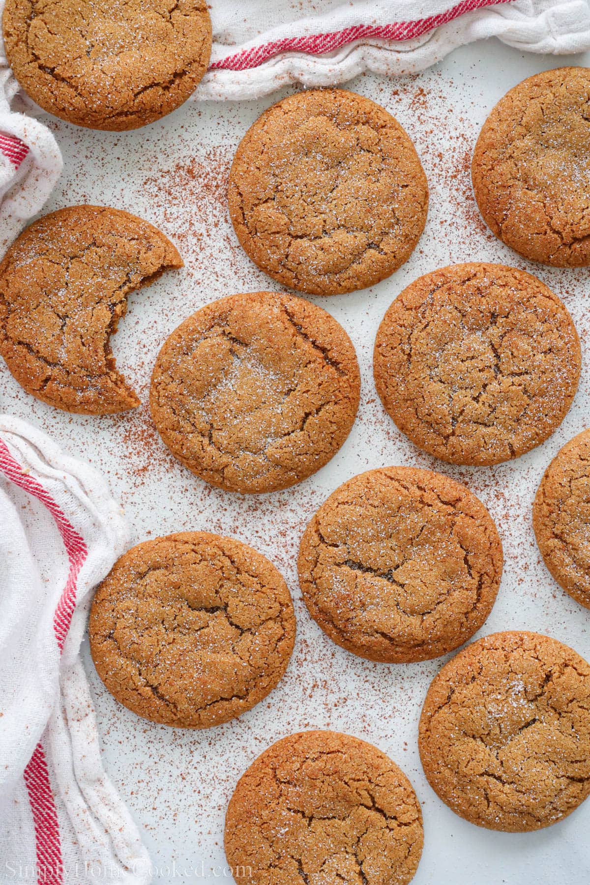 Gooey Ginger Molasses Cookies