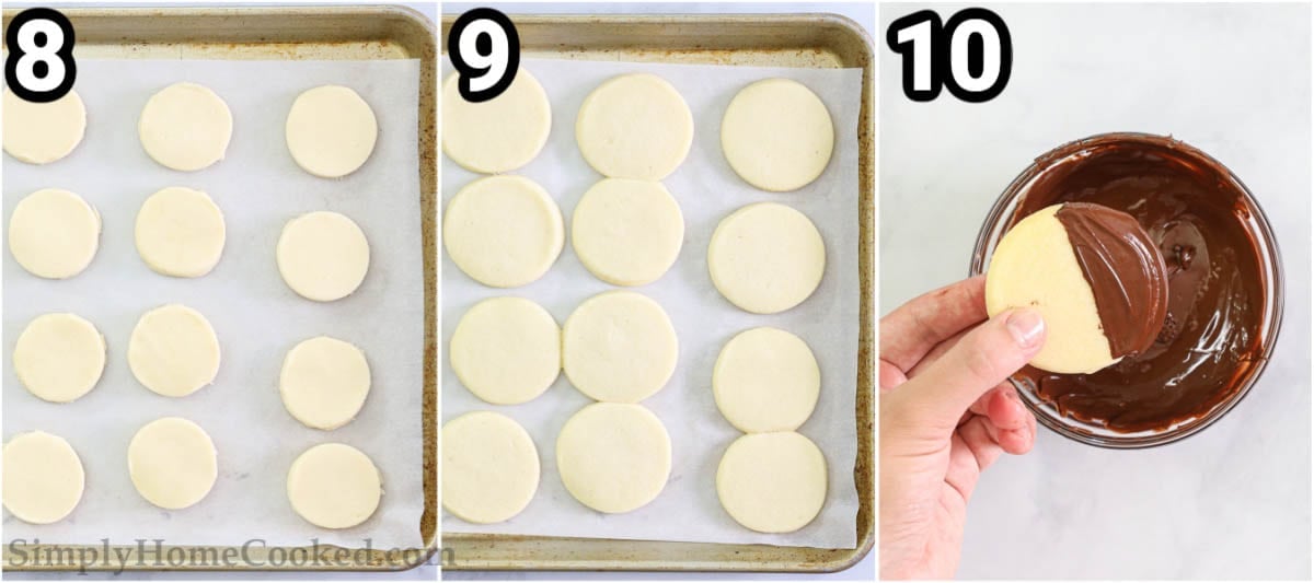 If you adore traditional biscuit recipes, you have to experience these exceptional Traditional Shortbread Cookies. They possess the ideal taste and texture, and you can adorn them in numerous festive manners. #bestshortbreadcookies #bestclassicshortbreadcookies #bestclassicshortbreadcookierecipe #bestclassicshortbreadrecipe Techniques to make Traditional Shortbread Cookies: position the dough disks on a parchment paper lined baking sheet, cook, then submerge them in a bowl of melted chocolate.